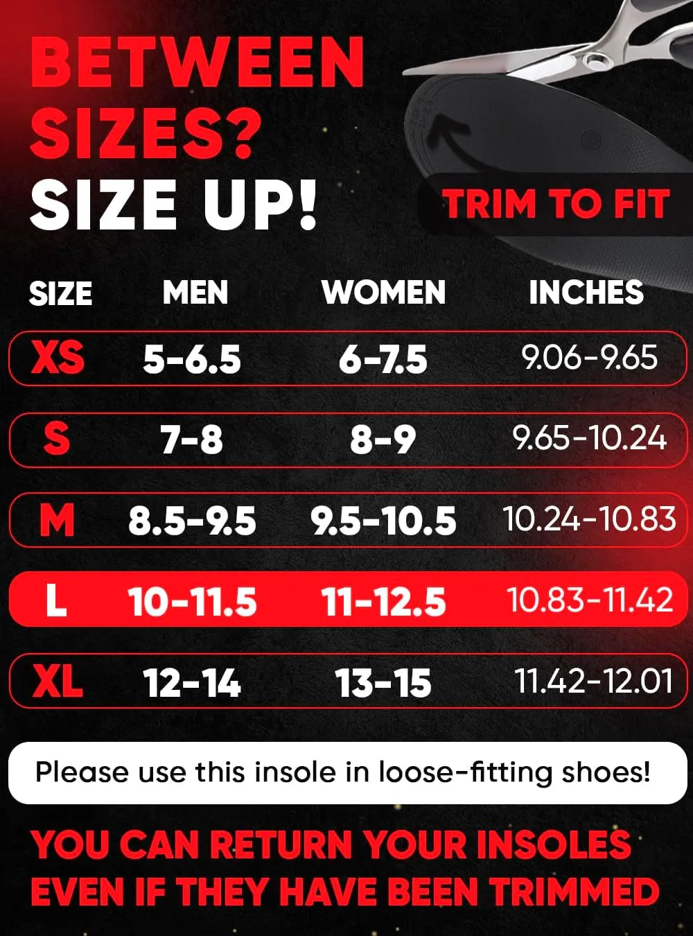(2025) Premium High Arch Insoles for Ultimate Support - Plantar Fasciitis - Comfort for Foot Pain Relief - Anti-Fatigue - Orthotic Shoe Sole Inserts Men Women Standing All Day (Burgundy, L)