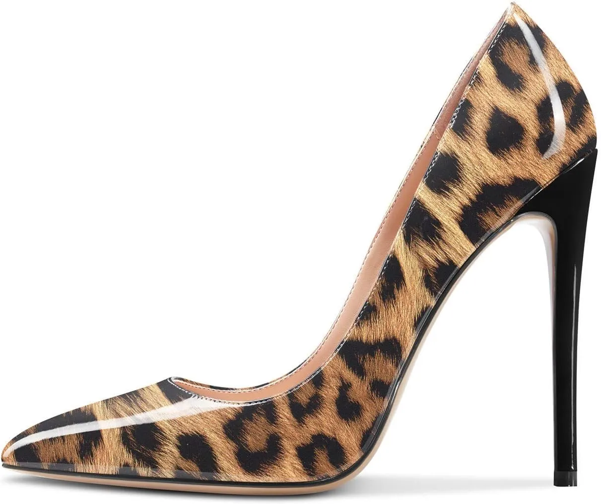 Aachcol Women Stiletto High Heel Close Pointed Toe Pumps Slip-on Wedding Party Sexy Cute Shoes