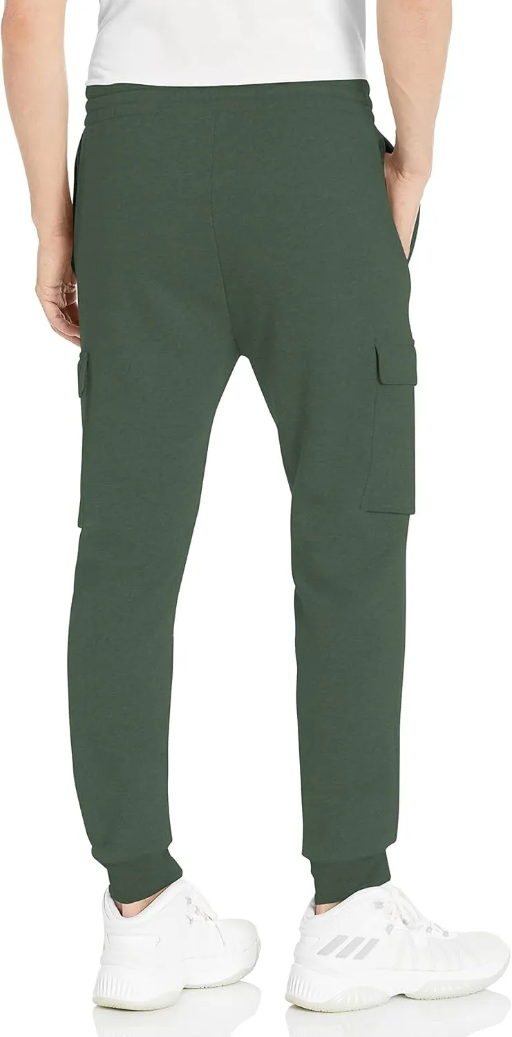 adidas Men's Essentials Fleece Regular Tapered Cargo Pants