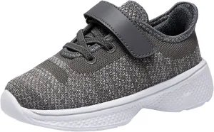 adituo Toddler/Little Kid Boys Girls Lightweight Breathable Sneakers Strap Athletic Runing Walking Sports Shoes