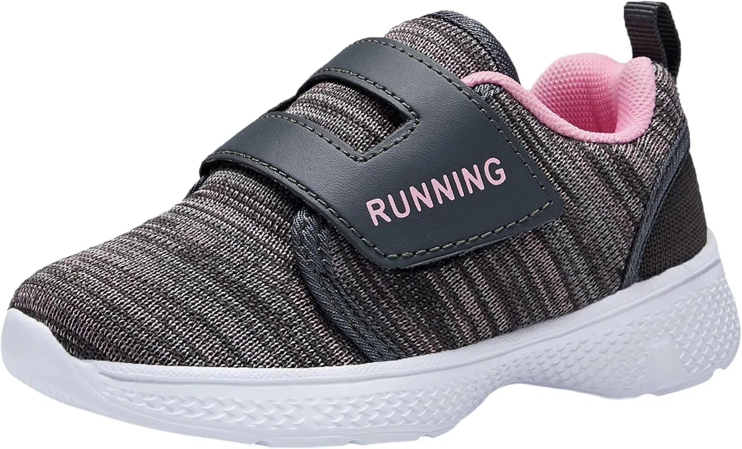 adituo Toddler/Little Kid Boys Girls Lightweight Breathable Sneakers Strap Athletic Runing Walking Sports Shoes