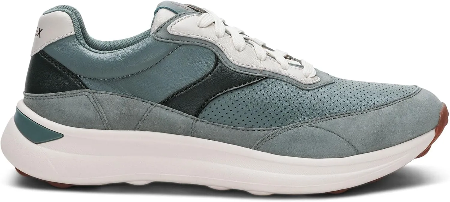 Aetrex Women's Emily Orthopedic Plantar Fasciitis Relief Arch Support Inserts Shoes - Adjustable Lace-Up Leather Sneakers for Women