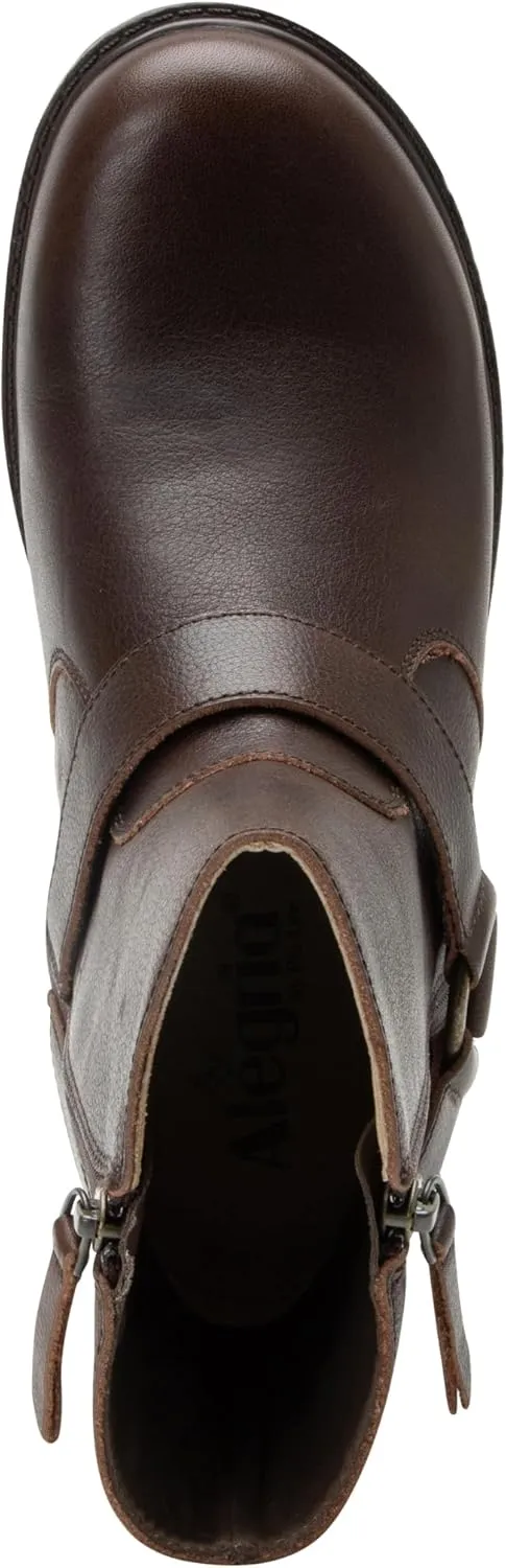 Alegria Womens Olympia Moto Tall Leather Mid Calf Boot