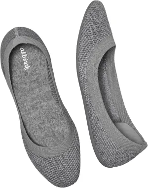 Allbirds Women’s Tree Breezers, Knit Ballet Flats, Slip-On Everyday Round Toe Shoes, Machine Washable Made with Natural Materials