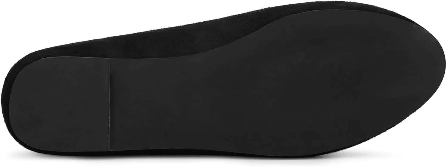 Allegra K Women's Round Toe Slip on Ballet Flats Shoes