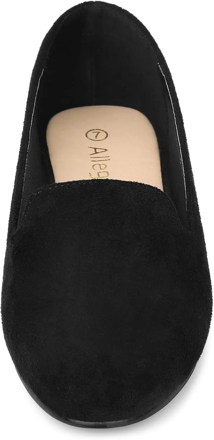 Allegra K Women's Round Toe Slip on Ballet Flats Shoes