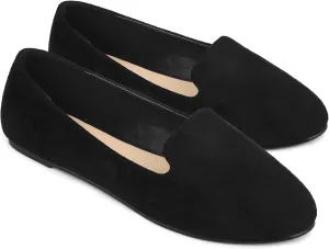 Allegra K Women's Round Toe Slip on Ballet Flats Shoes