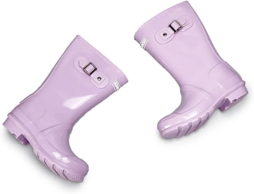Amoji Gril Easy On Rain Boots (Little Kid/Big Kid)