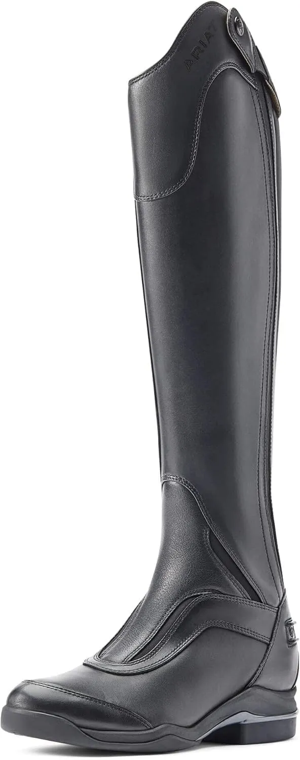 ARIAT Women's V Sport Zip Tall Riding Boot, Black 6.5 FM