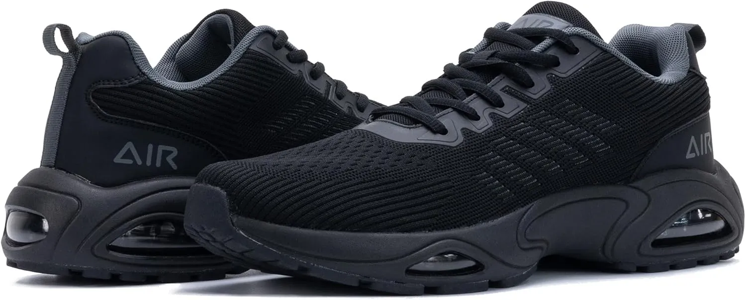 Autper Men's Air Athletic Running Shoes Lightweight Breathable Tennis Walking Sneakers for Gym Jogging Sports US 7-13