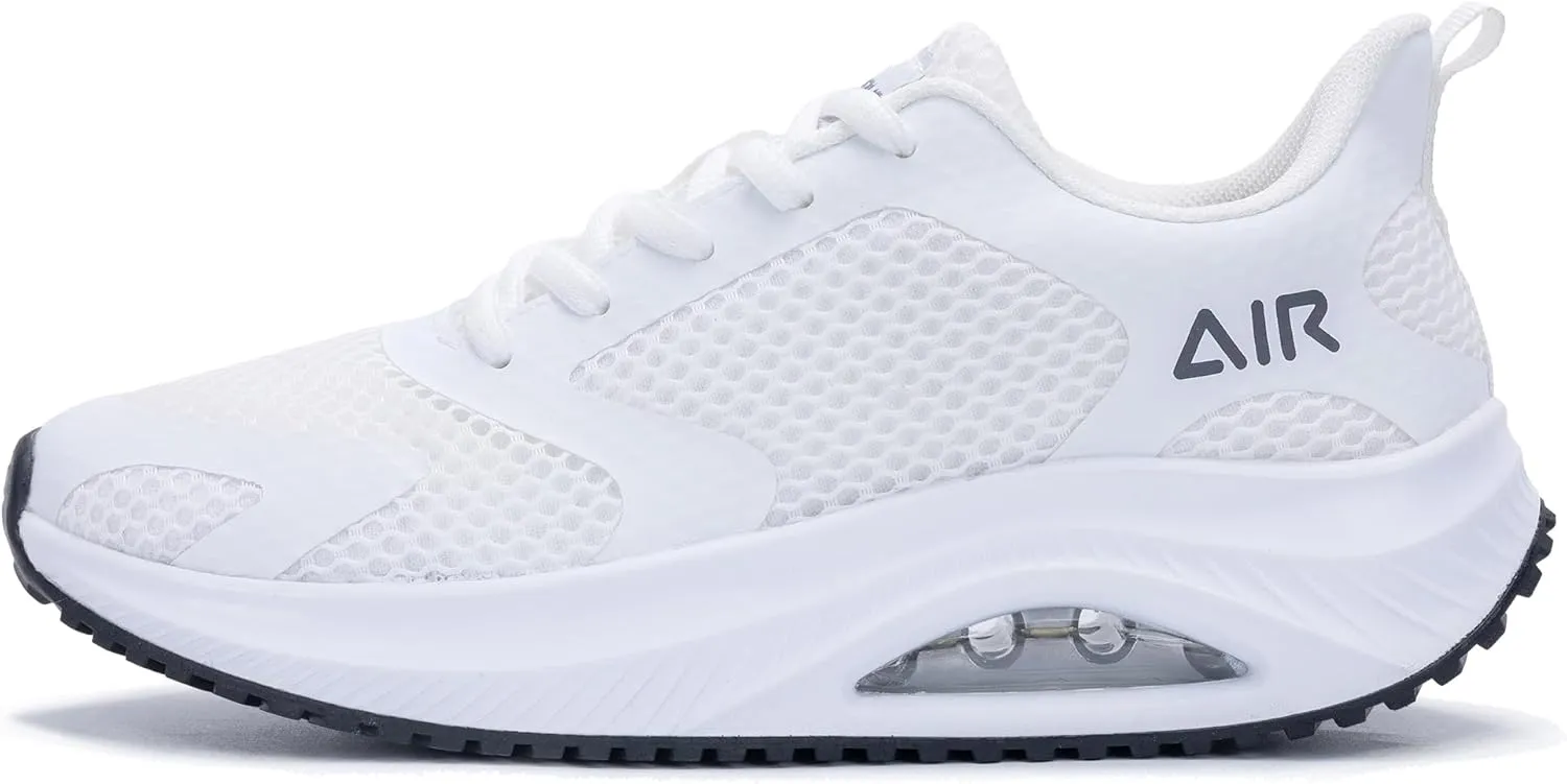 Autper Womens Air Walking Shoes Arch Support Orthotic Plantar Fasciitis Tennis Sneakers Comfortable Non Slip Shoes for Women Size 6-11