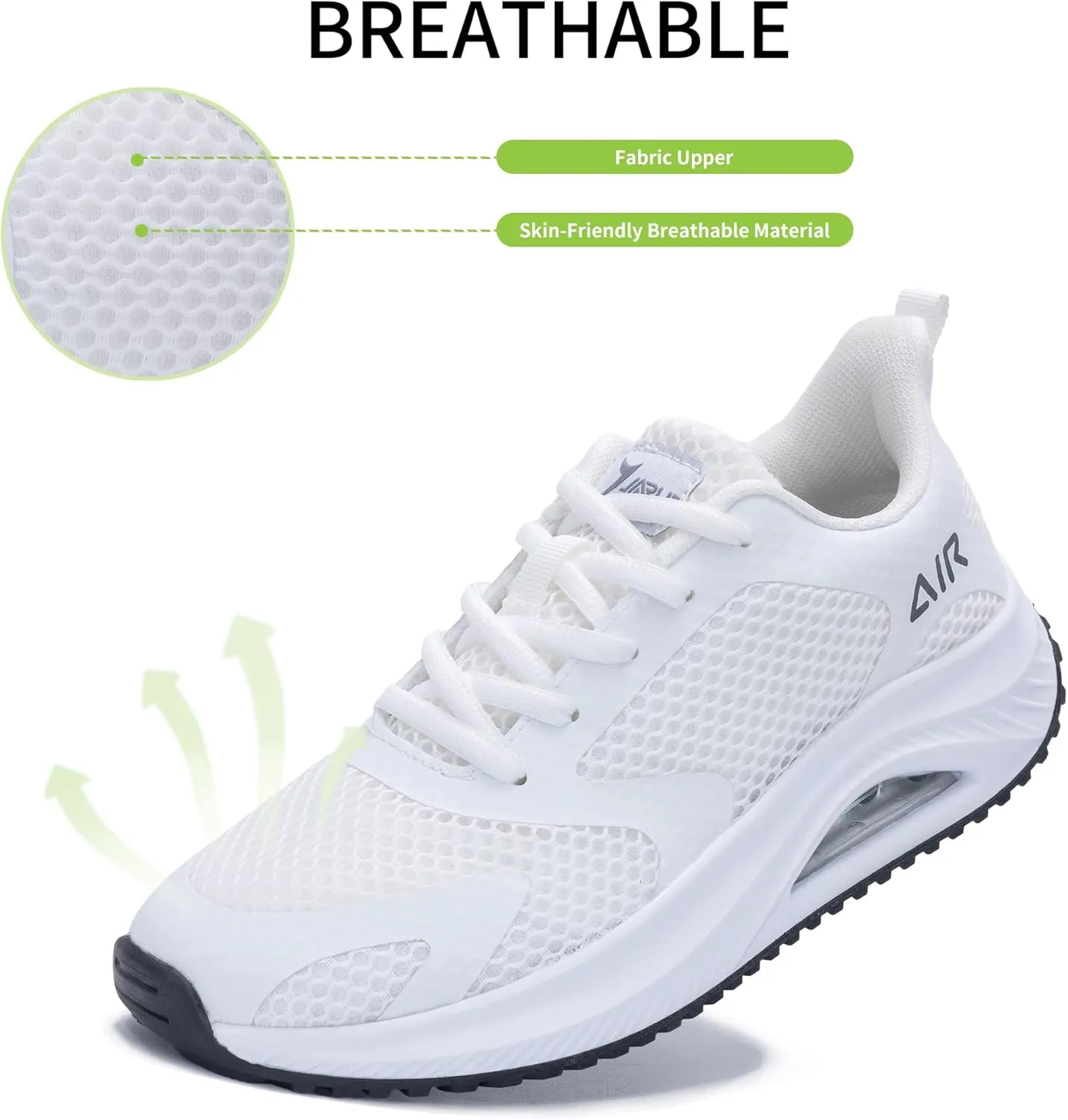 Autper Womens Air Walking Shoes Arch Support Orthotic Plantar Fasciitis Tennis Sneakers Comfortable Non Slip Shoes for Women Size 6-11