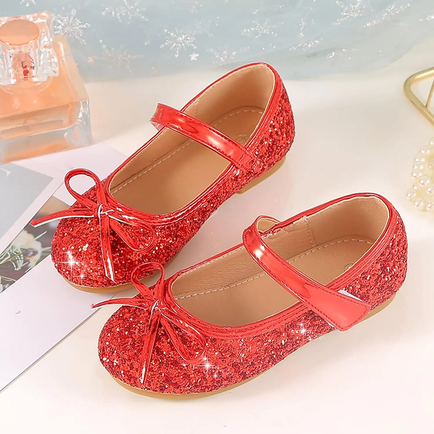 Baby Shoes Infant Baby Soft Sole Walking Shoes Bow Ballet Flats for Girl Wedding Birthday Party Oxford Shoes Loafers