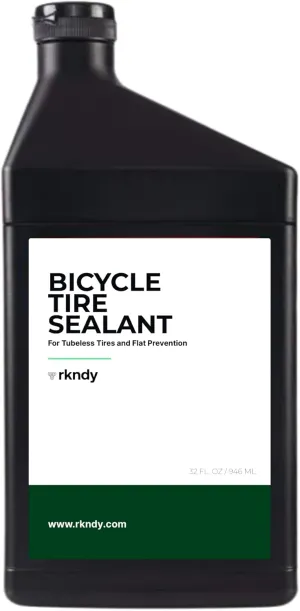 Bicycle Tire Sealant for Tubeless Systems, 32 oz Bottle - Non-Toxic, Non-Corrosive, Non-Hazadous, Biodegradable