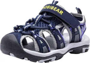 BODATU Boys' and Girls' Summer Outdoor Beach Sports Closed-Toe Sandals