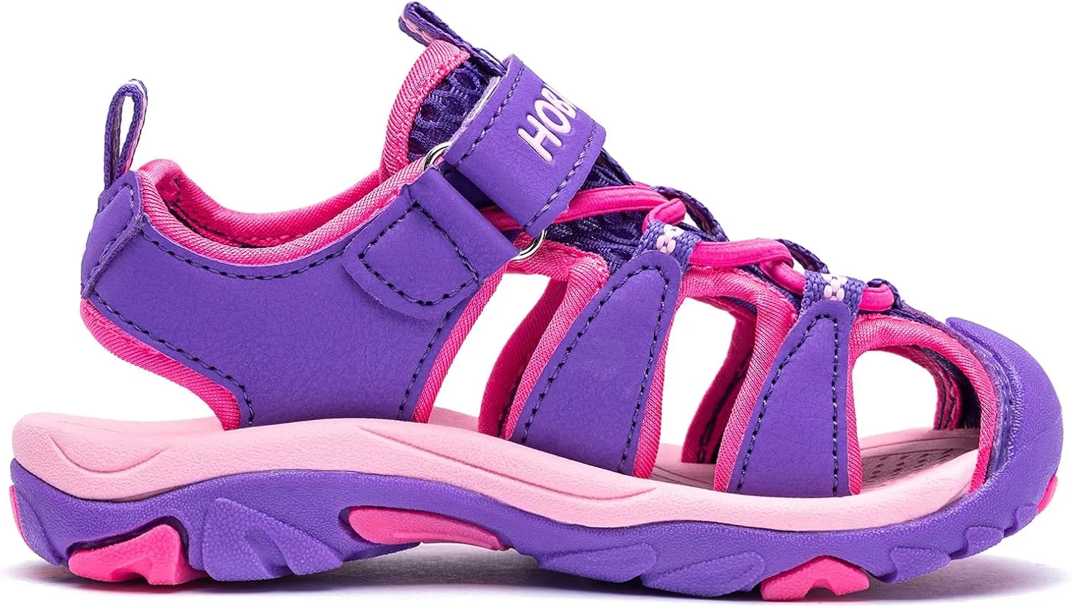 BODATU Boys' and Girls' Summer Outdoor Beach Sports Closed-Toe Sandals