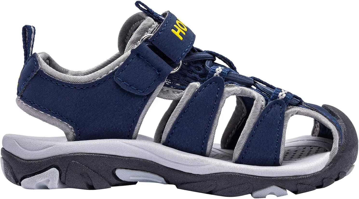 BODATU Boys' and Girls' Summer Outdoor Beach Sports Closed-Toe Sandals