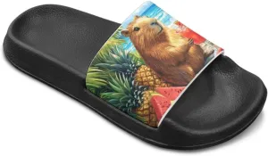 Boy & Girls Slide Sandals Kids Shower Shoes Non Slip Summer Slippers Beach Sandals