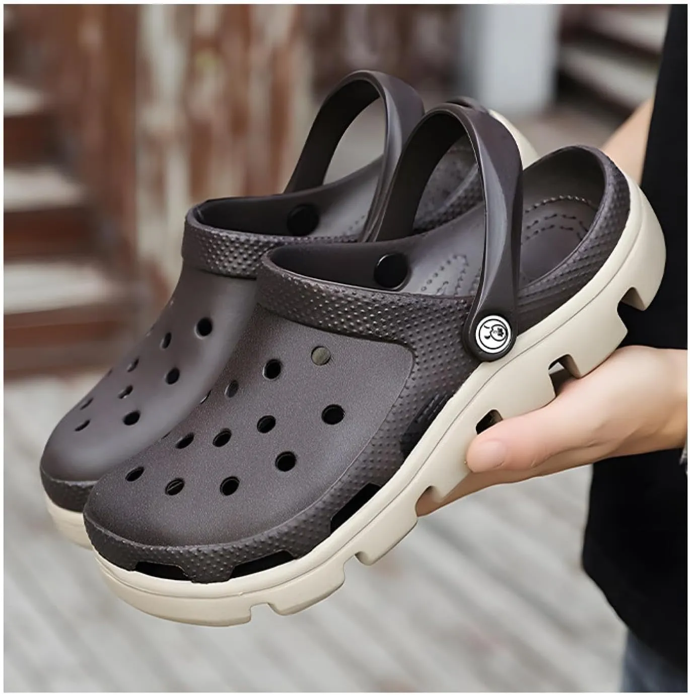 Cave Shoes: Men Wear Beach Shoes,Friend giftlike Feel, NonFriend giftslip, SoftFriend giftsoled Toe Slippers, Summer Sandals, Women, M9 = 42/43 yards, Graphite Green