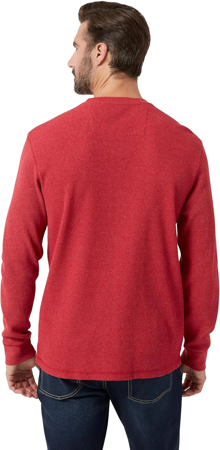 Chaps Men's Long Sleeve Shirt - Casual Thermal Crewneck Shirt - Waffle Knit Shirt for Men (M-XXL)