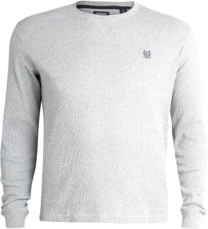 Chaps Men's Long Sleeve Shirt - Casual Thermal Crewneck Shirt - Waffle Knit Shirt for Men (M-XXL)