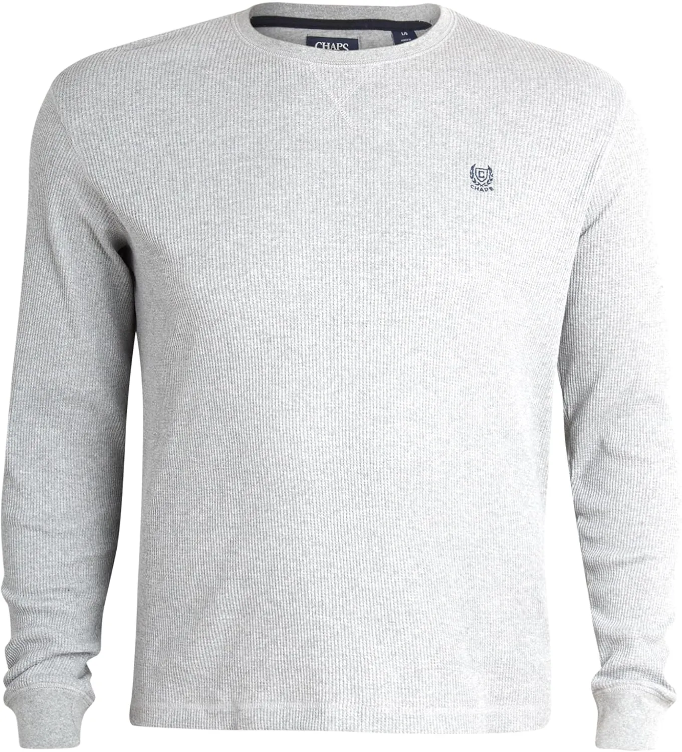 Chaps Men's Long Sleeve Shirt - Casual Thermal Crewneck Shirt - Waffle Knit Shirt for Men (M-XXL)