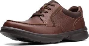 Clarks Mens Bradley Vibe Leather Lifestyle Casual and Fashion Sneakers