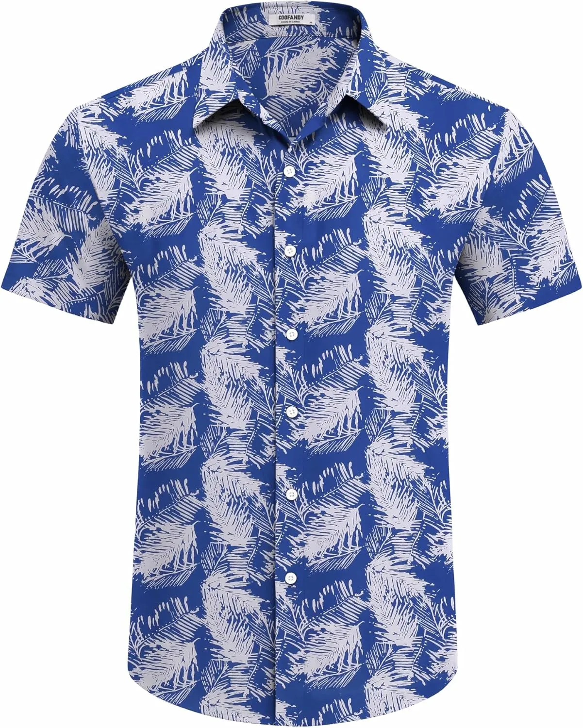 COOFANDY Hawaiian Shirt for Men Short Sleeve Floral Button Down Shirt Tropical Casual Summer Beach Shirts