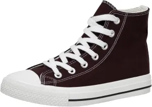 CUSHIONAIRE Women's Vance high top Canvas Sneaker  Memory Foam