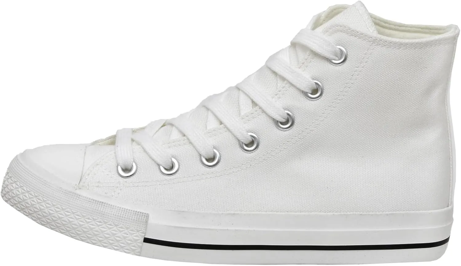 CUSHIONAIRE Women's Vance high top Canvas Sneaker  Memory Foam