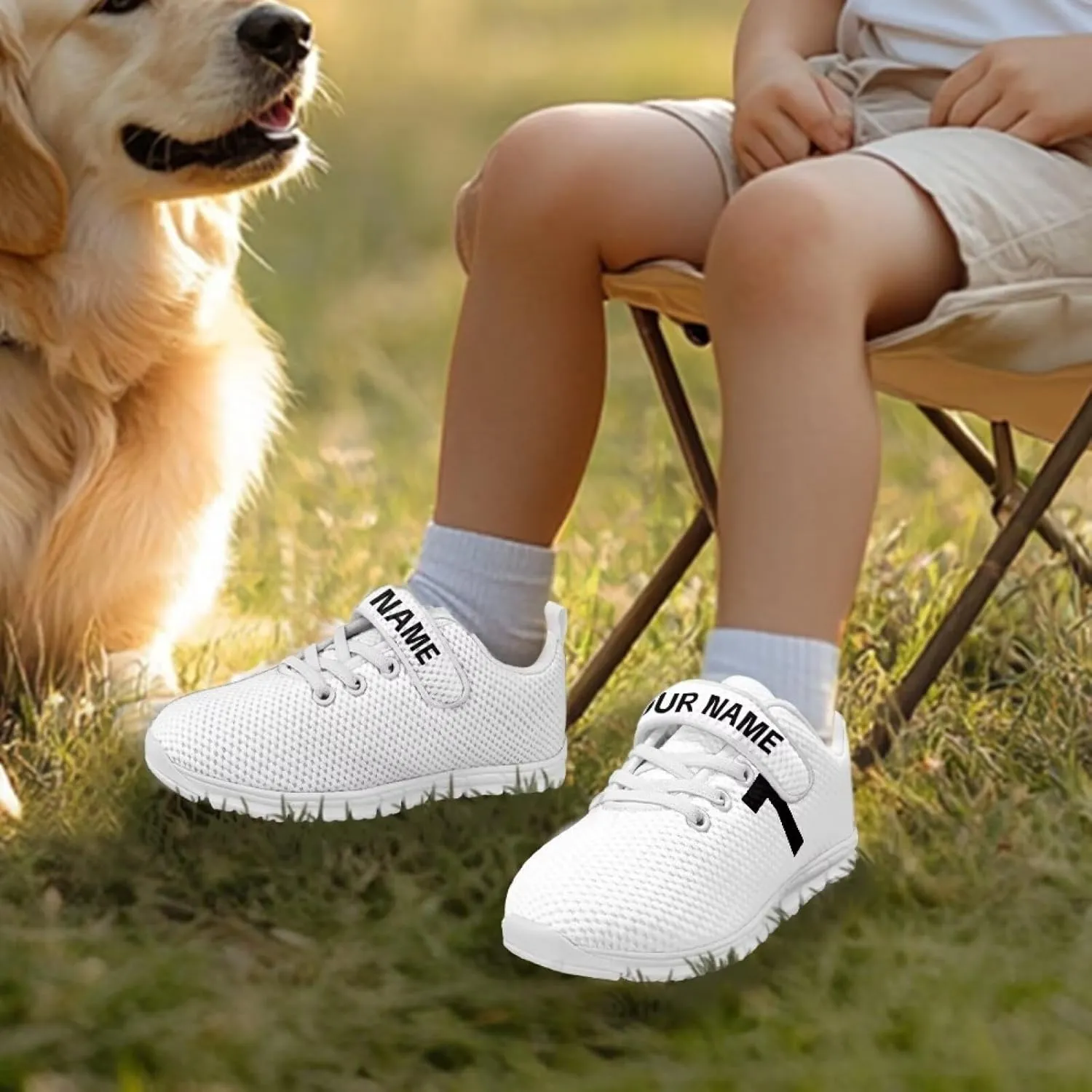 Custom Kids Tennis Shoes Personalized Gift Girls Boys Athletic Shoes