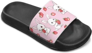 Cute Cartoon Slides for Boys Girls 2025 Trendy Kids Shower Shoes Non-Slip