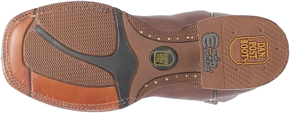 Dan Post Mens Milo Square Toe Pull On Casual Boots Mid Calf - Brown