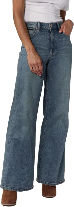 DEAR JOHN Fiona Women's Jeans Wide Leg High Rise Full Inseam