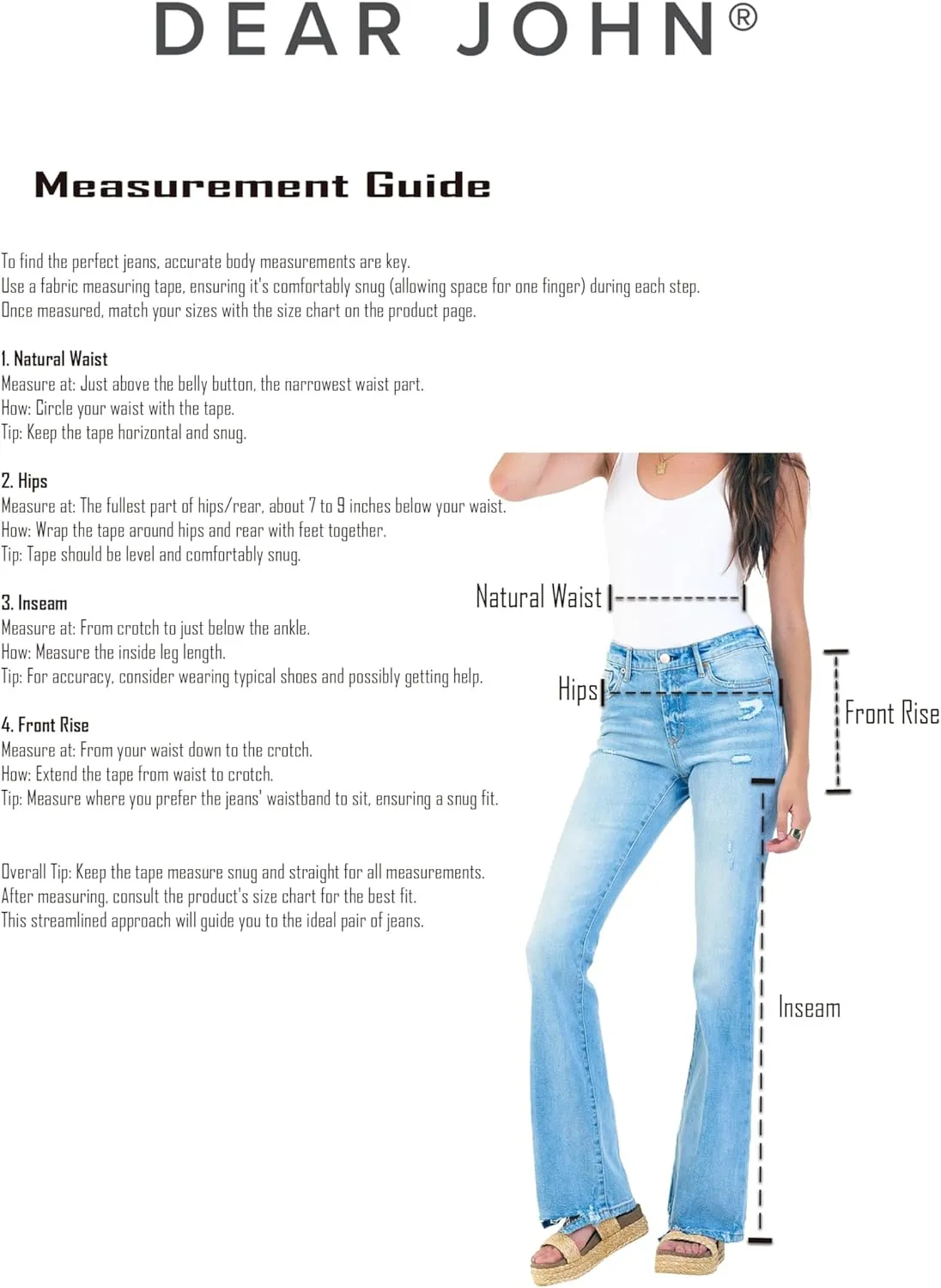 DEAR JOHN Fiona Women's Jeans Wide Leg High Rise Full Inseam