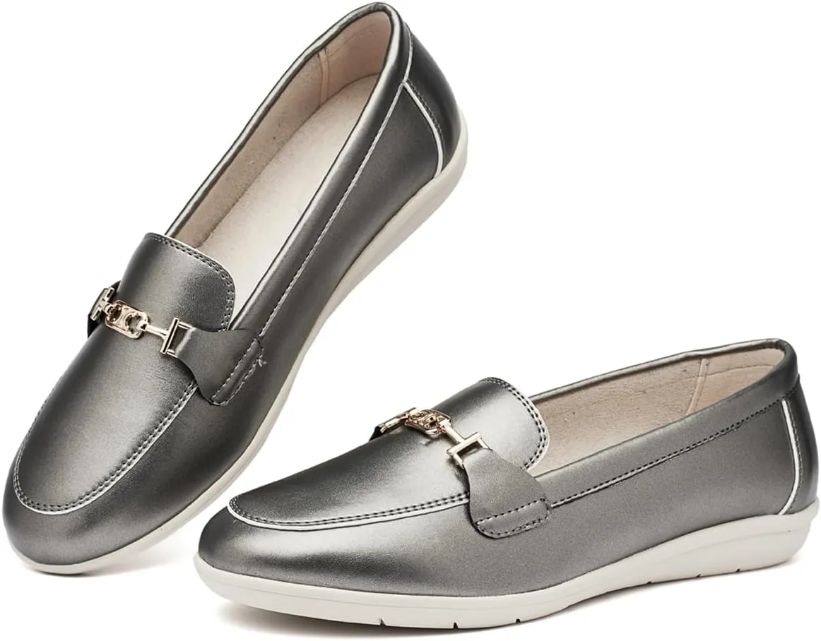 DeYashopin Women's Flats Shoes Non-Slip Ballet Shoes for Dressy Occasions,Walking and Driving Lightweight & Flexible for Comfort
