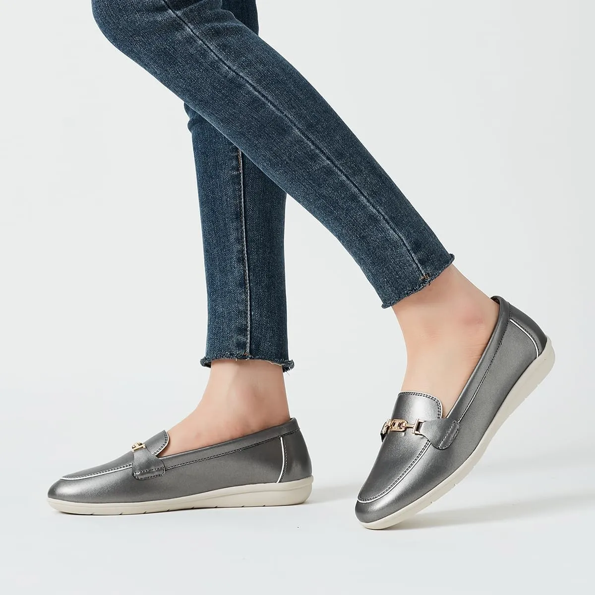 DeYashopin Women's Flats Shoes Non-Slip Ballet Shoes for Dressy Occasions,Walking and Driving Lightweight & Flexible for Comfort