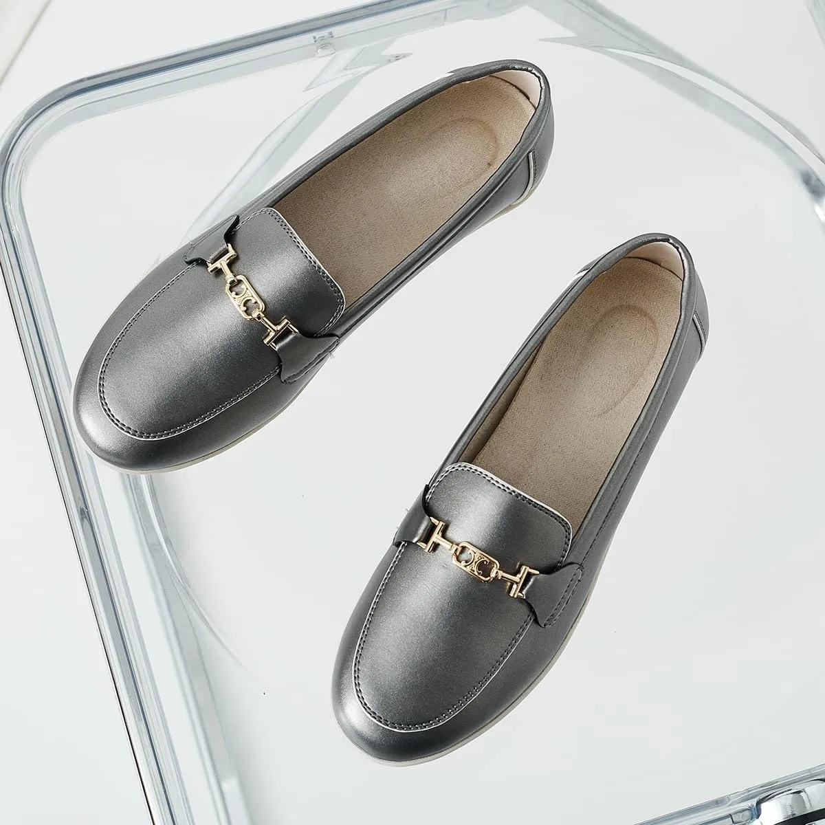 DeYashopin Women's Flats Shoes Non-Slip Ballet Shoes for Dressy Occasions,Walking and Driving Lightweight & Flexible for Comfort