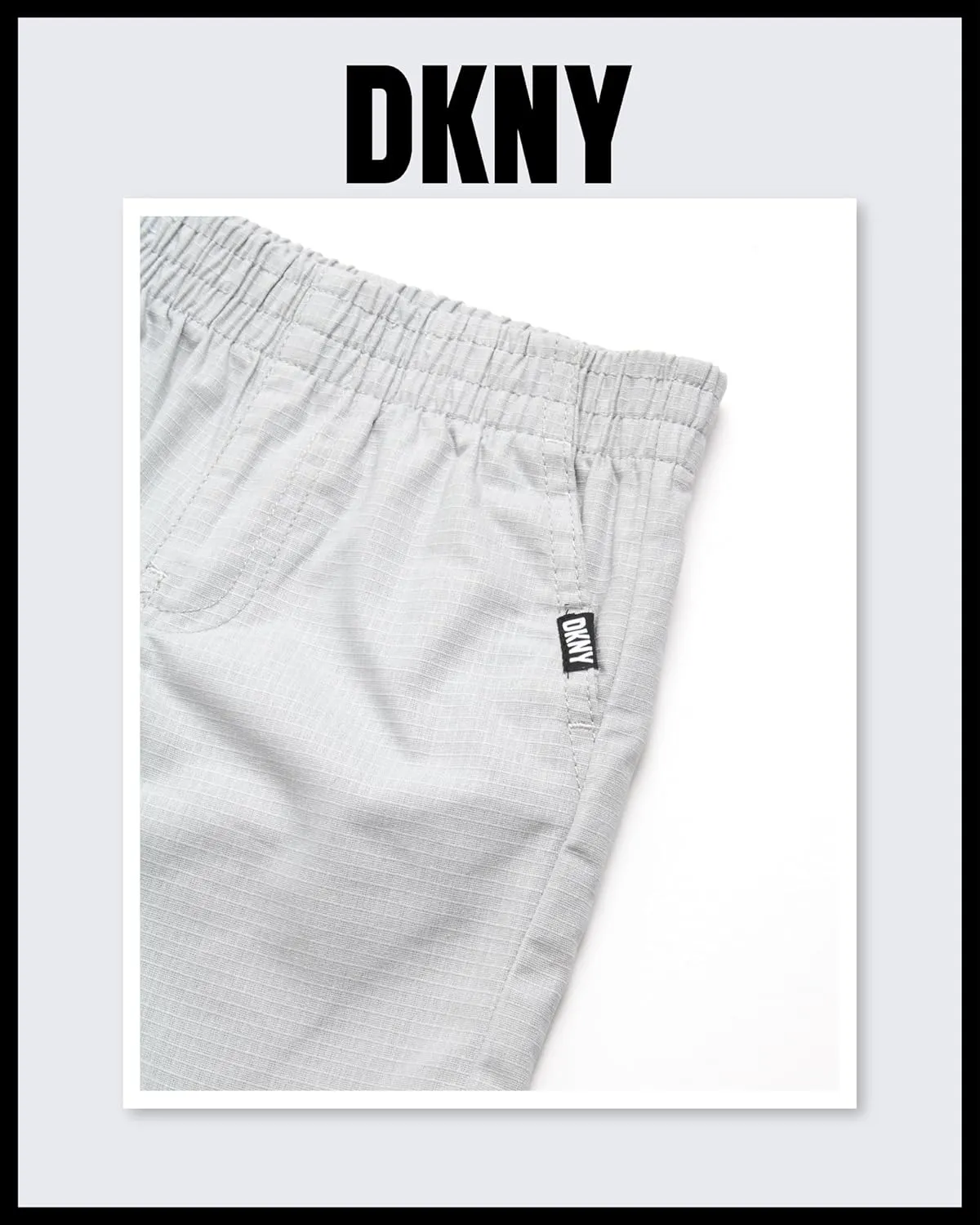 DKNY Toddler Baby Boys' Short Set - 2 Piece Short Sleeve Button Down Shirt and Matching Summer Shorts (Sizes: 2T-7)