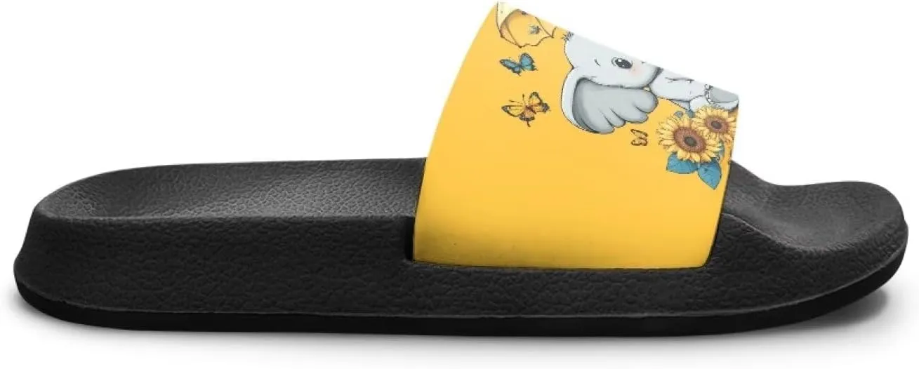 Doojoayie Summer Slide Sandals for Kids Girls Non-Slip EVA Outdoor Play Shoes