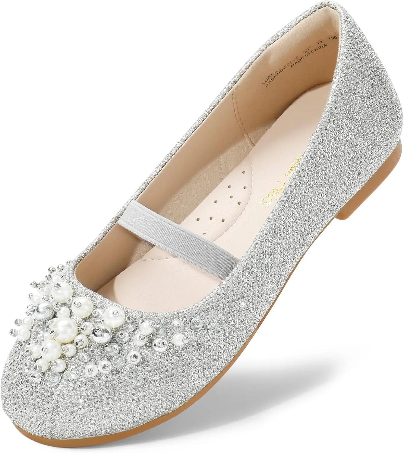 DREAM PAIRS Girls Ballet Flats Flower Shoes Mary Jane Ballerina Flat Dress Shoes for Daily/Wedding/Party