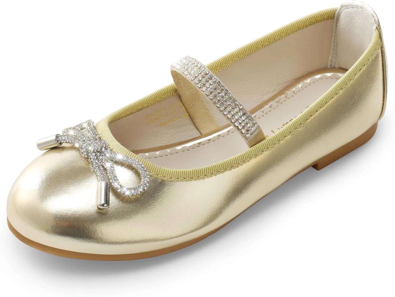 DREAM PAIRS Girls Dress Shoes Slip-on Flower Girl Ballet Flats for Party, Wedding, Performance, Prom, Graduation