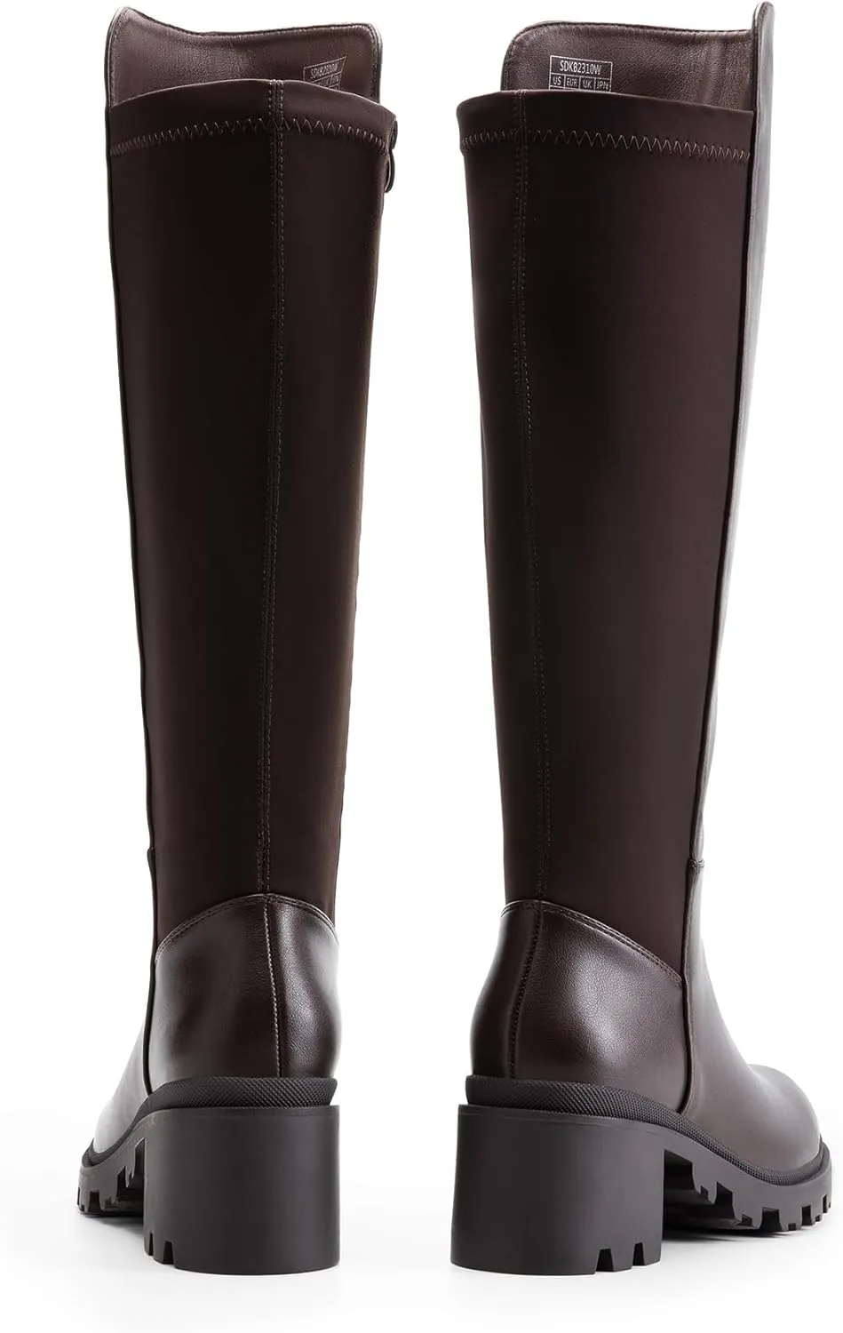 DREAM PAIRS Women's Knee High Boots, Comfortable Platform Round Toe Stretch Boots for Women