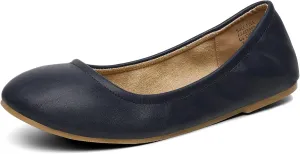 DREAM PAIRS Women's Sole-fina Solid Plain Walking Classic Ballet Flats Shoes