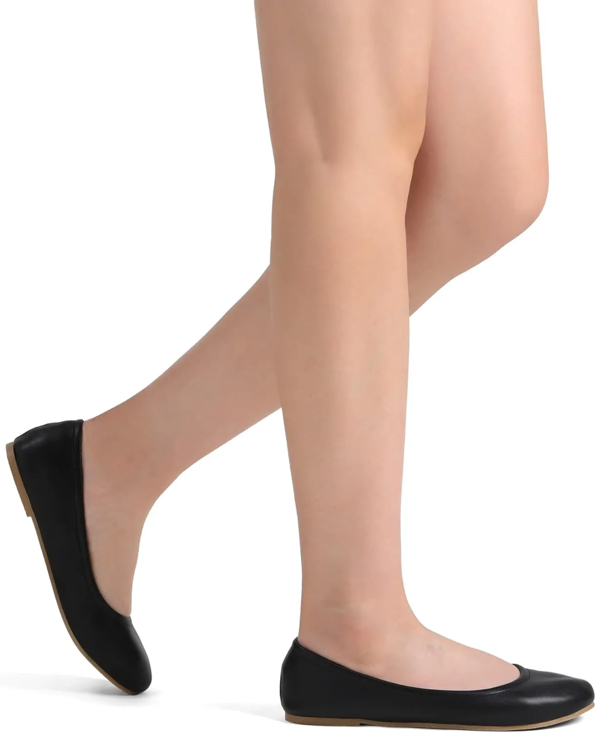 DREAM PAIRS Women's Sole-fina Solid Plain Walking Classic Ballet Flats Shoes