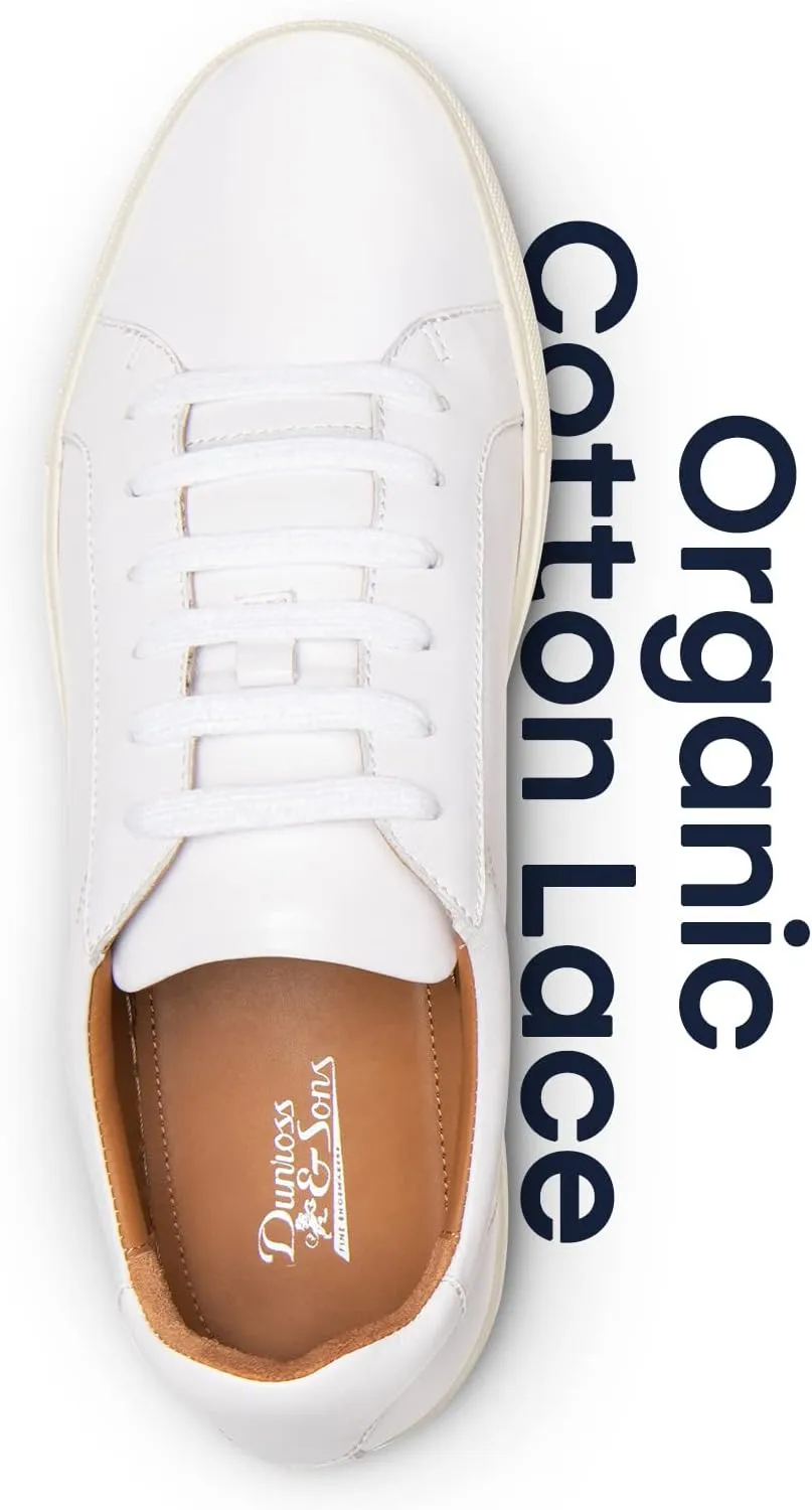 Dunross & Sons Mens Sneakers. Fashion Sneakers. Lace-Up Or Slip-On Mens Casual Shoes. Comfortable Leather Shoes.