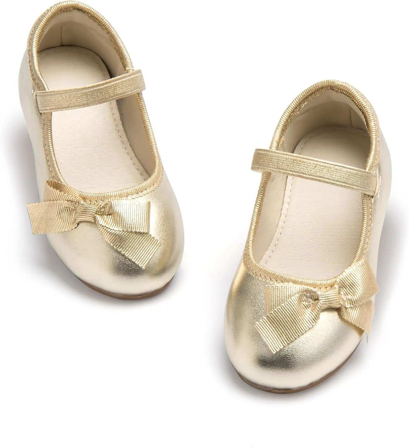 ESTINE Toddler/Little Kid Girls Dress Mary Jane Flats Flowers Fashion Princess Ballet Shoes