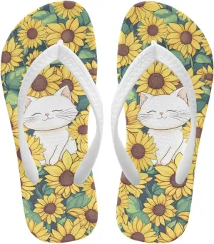 Flip Flops for Girls Kids Sandals Comfortable Girls Flip Flops House Slippers Lightweight Shower Shoes for Beach