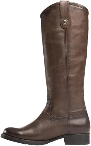 Frye Melissa Button 2 Equestrian-Inspired Tall Boots for Women Made from Hard-Wearing Vintage Leather with Antique Metal Hardware and Leather Outsole – 15 ½” Shaft Height