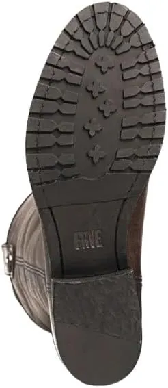 Frye Melissa Button 2 Equestrian-Inspired Tall Boots for Women Made from Hard-Wearing Vintage Leather with Antique Metal Hardware and Leather Outsole – 15 ½” Shaft Height